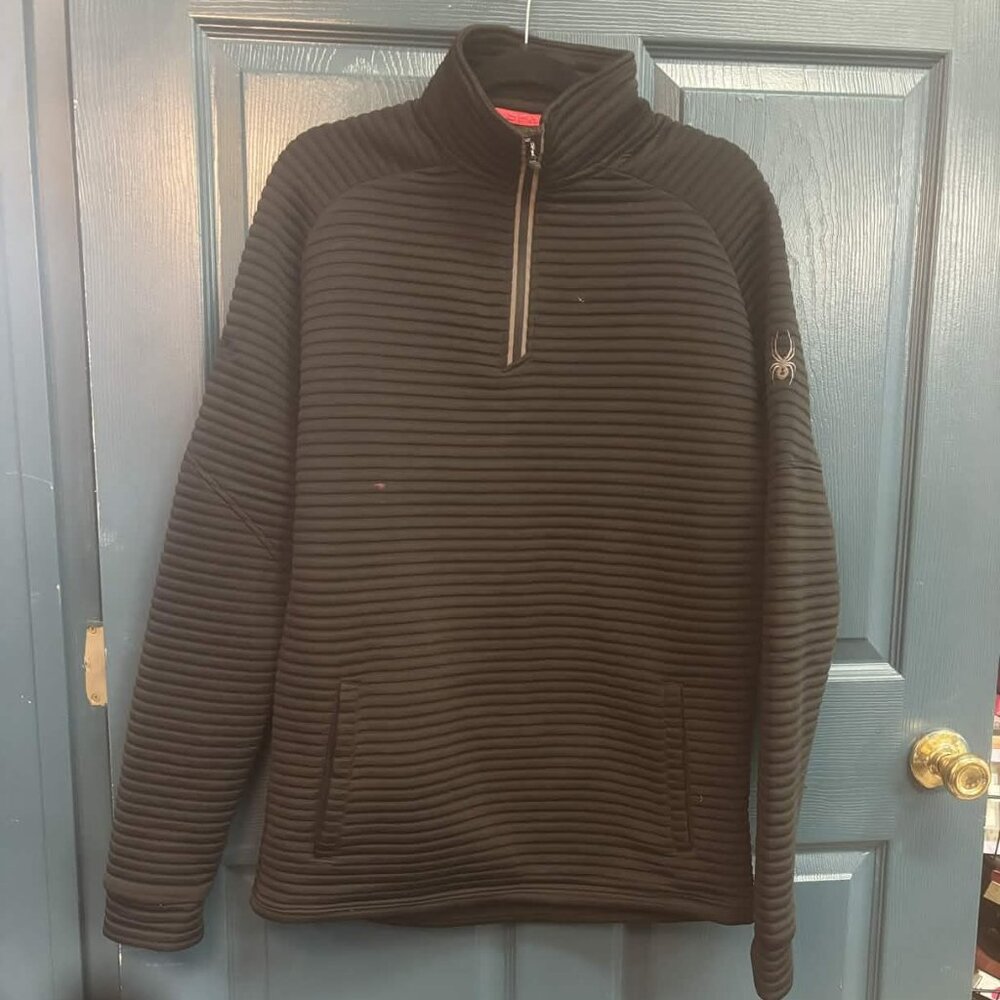 Mens Spyder Zip Pullover